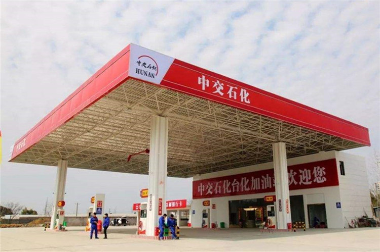 珠海加油站钢结构网架案例6